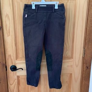 Black Tailored Sportsman side zip pants, Size 26